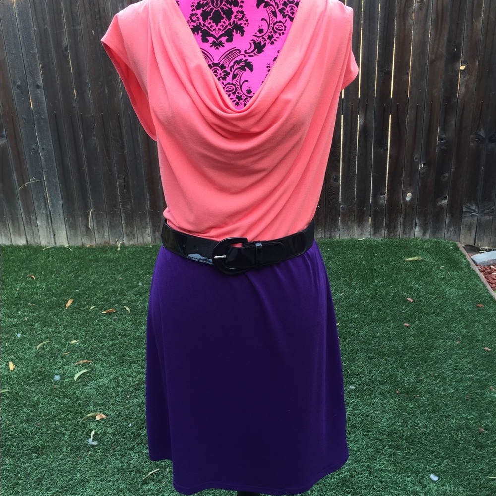 Worthington color block dress